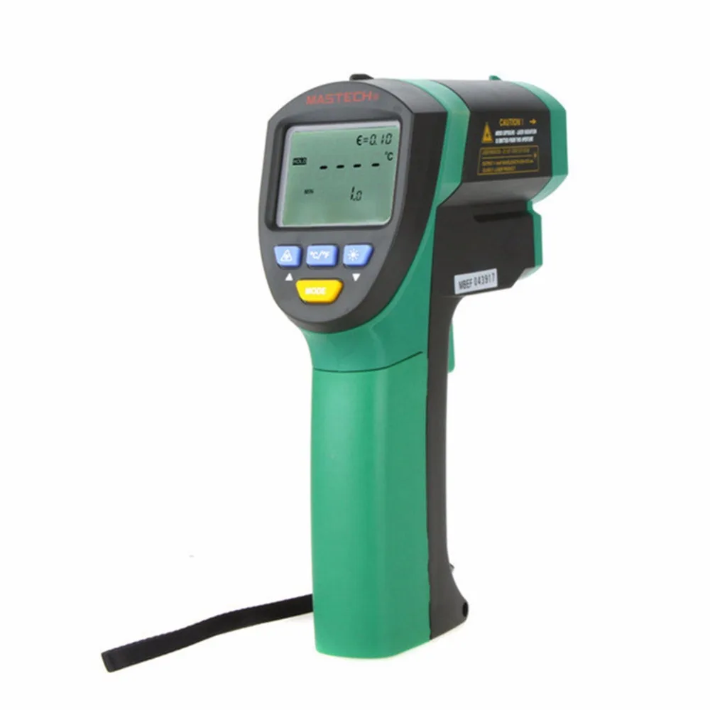 Mastech MS6550A Infrared thermometer Non-contact IR Temperature Laser Gun Meter LCD Digital thermometer -32~1200C
Mastech MS6550A Infrared thermometer Non-contact IR Temperature Laser Gun Meter LCD Digital thermometer -32~1200C