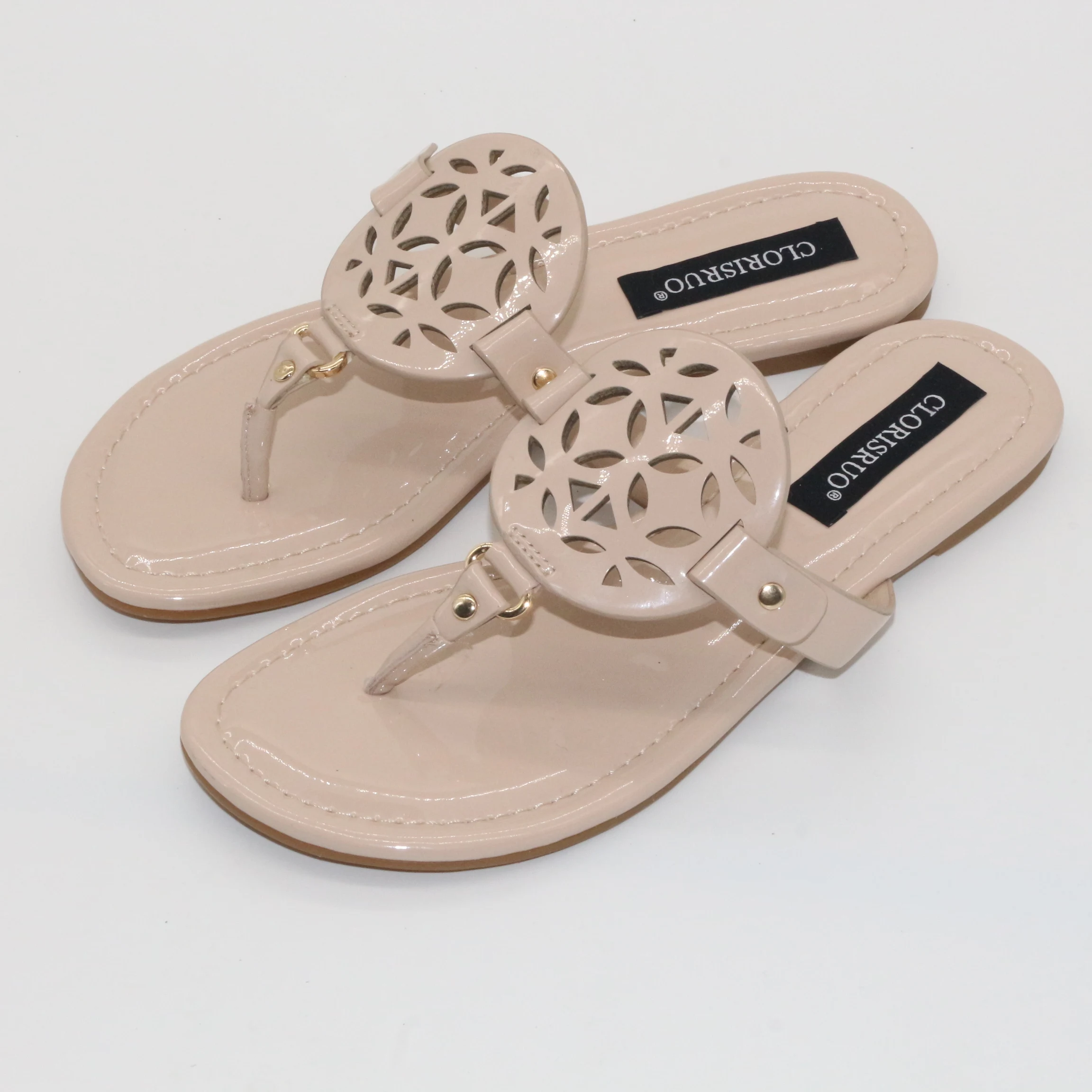 10 Colors Women Plus Size US4-US11 Flip Flops Classical Lady Miller Sandals Genuine Leather Slides with Gold Metal Slippers
10 Colors Women Plus Size US4-US11 Flip Flops Classical Lady Miller Sandals Genuine Leather Slides with Gold Metal Slippers