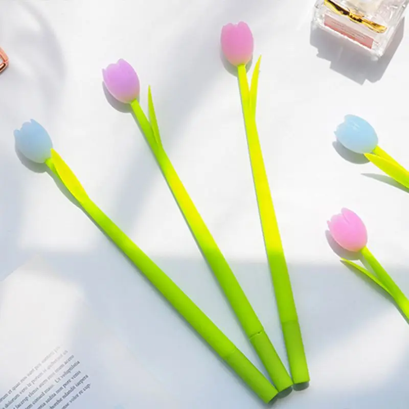 Black 0.5mm Gel Pen Light Sensation Tulip Cute Soft Silicone Quick-Drying Office Signature Pen Small Fresh Pendant Pen
Black 0.5mm Gel Pen Light Sensation Tulip Cute Soft Silicone Quick-Drying Office Signature Pen Small Fresh Pendant Pen