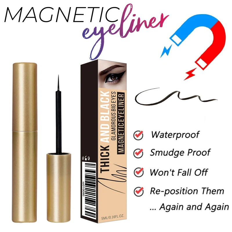Magnetic Liquid Eyeliner for Magnetic False Eyeashes Waterproof Natural Easy To Wear Makeup Tool Magnet Lashes Extension Glue
Magnetic Liquid Eyeliner for Magnetic False Eyeashes Waterproof Natural Easy To Wear Makeup Tool Magnet Lashes Extension Glue