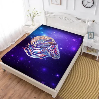 3D Galaxy Animal Pattern Bed Sheet Colorful Sheep Print Fitted Sheet Deep Pocket Bedding Mattress Cover Elastic Band D25
3D Galaxy Animal Pattern Bed Sheet Colorful Sheep Print Fitted Sheet Deep Pocket Bedding Mattress Cover Elastic Band D25