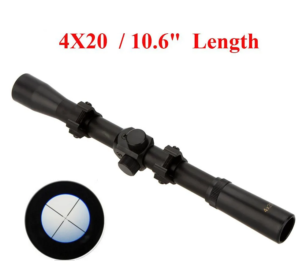 4X20 Air Gun Riflescopes Hunting Optics Telescopic Rifle Scope Sniper Sights Scopes Mounts for 22 Caliber Rifles Airsoft Guns
4X20 Air Gun Riflescopes Hunting Optics Telescopic Rifle Scope Sniper Sights Scopes Mounts for 22 Caliber Rifles Airsoft Guns