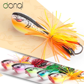 DONQL 1Pcs Frog Fishing Lure 9.5g 9cm Top water Snakehead Hard Bass Baits With Sharp Double Hooks Popper Fishing Tackle
DONQL 1Pcs Frog Fishing Lure 9.5g 9cm Top water Snakehead Hard Bass Baits With Sharp Double Hooks Popper Fishing Tackle