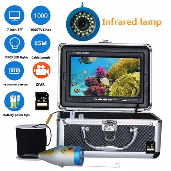 7 Inch DVR Recorder 1000tvl Underwater Fishing Video Camera Kit 30 PCS LED Infrared Lamp Lights Video Fish Finder Lake fish cam
7 Inch DVR Recorder 1000tvl Underwater Fishing Video Camera Kit 30 PCS LED Infrared Lamp Lights Video Fish Finder Lake fish cam
