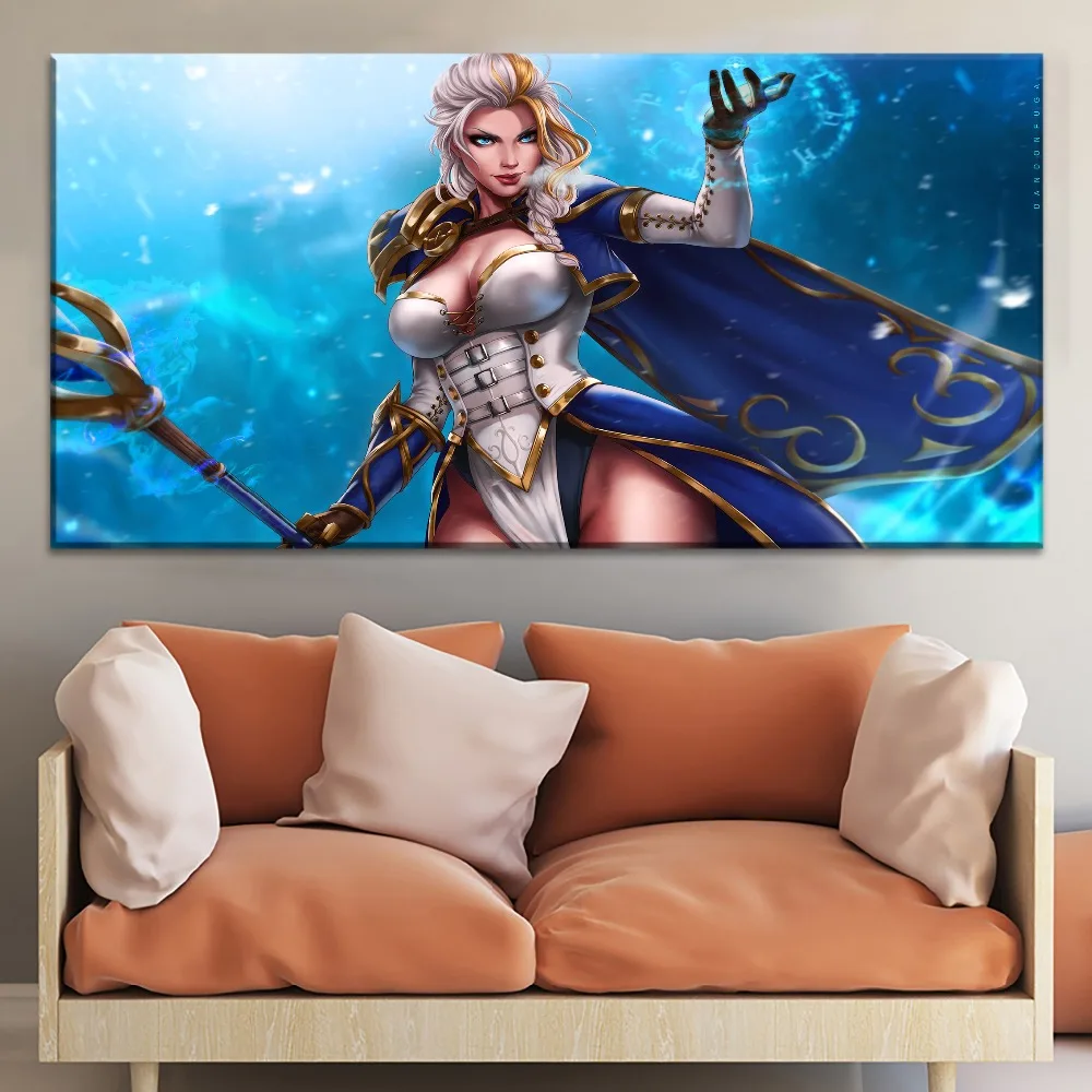 World-of Warcraft Battle Painting On Canvas Print Type And On The Wall Decor Artwork 1 Panel Style Large Jaina Proudmoore Poster
World-of Warcraft Battle Painting On Canvas Print Type And On The Wall Decor Artwork 1 Panel Style Large Jaina Proudmoore Poster
