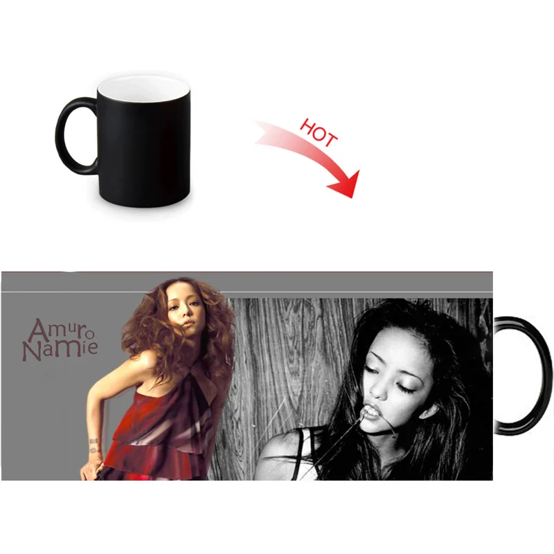 namie amuro Magic Morphing Mug Heat Color Change Tea Milk Water Cup Ceramic Custom Coffee Mugs Birthday Gifts 350ml
namie amuro Magic Morphing Mug Heat Color Change Tea Milk Water Cup Ceramic Custom Coffee Mugs Birthday Gifts 350ml