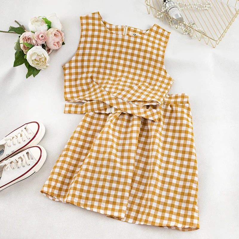 Heliar 2019 Summer Women Suits Two Pieces Outfits Femme Pajama Set Skirt Women Plaid Top Pink Plaid Skirt Women Patchwork Suits
Heliar 2019 Summer Women Suits Two Pieces Outfits Femme Pajama Set Skirt Women Plaid Top Pink Plaid Skirt Women Patchwork Suits