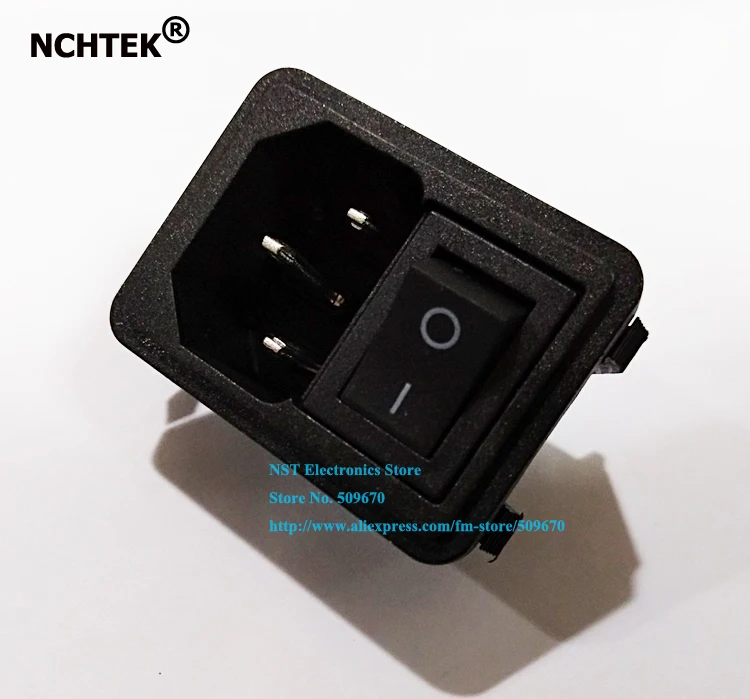 NCHTEK 10A 250V Power Rocker Switch IEC 320 C14 3Pin Male Inlet Power Sockets Switch Connector Plug/Free DHL Shipping/200PCS
NCHTEK 10A 250V Power Rocker Switch IEC 320 C14 3Pin Male Inlet Power Sockets Switch Connector Plug/Free DHL Shipping/200PCS