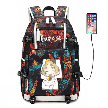 Natsume Yuujinchou Neko Cat Backpack USB Port Rucksack Bag Snake Pattern Teenager Student School Bags travel Shoulder Laptop Bag
Natsume Yuujinchou Neko Cat Backpack USB Port Rucksack Bag Snake Pattern Teenager Student School Bags travel Shoulder Laptop Bag