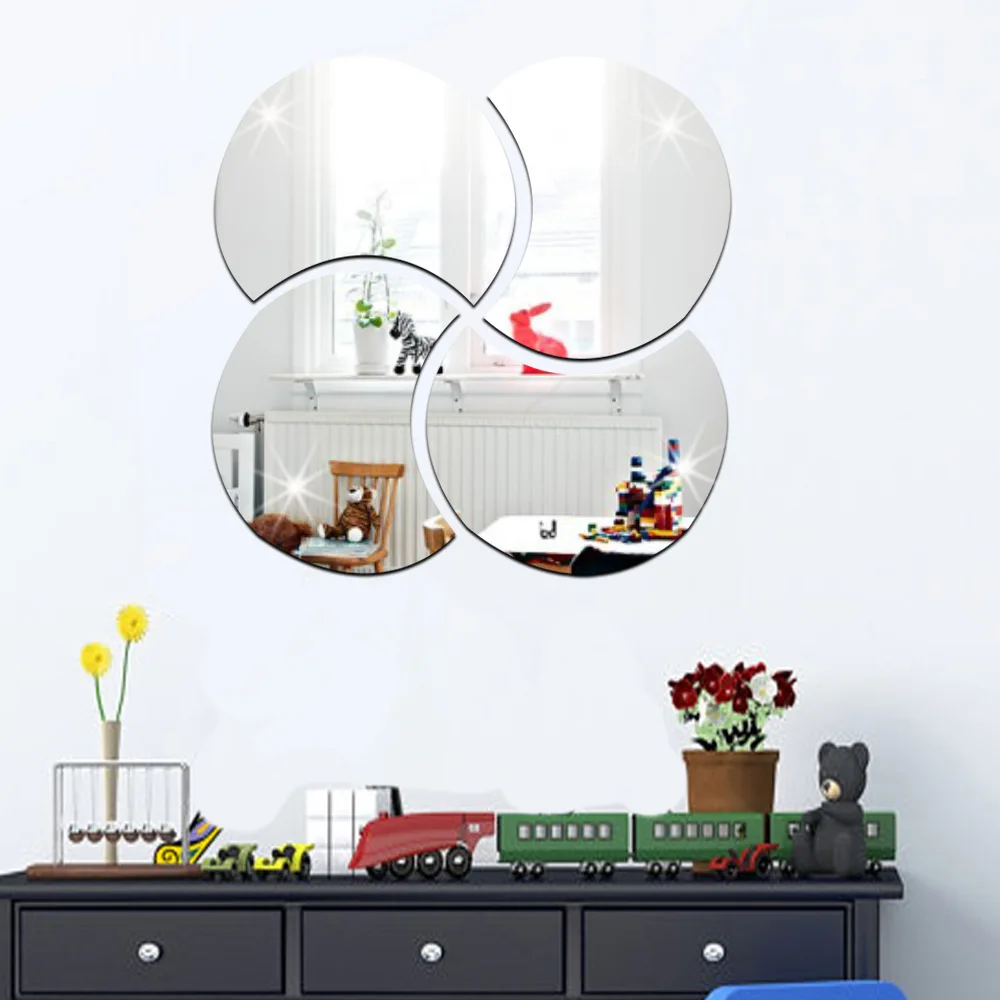 3D stereoscopic removable PS paste three - dimensional circular mirror puzzle wall decor home decoration 3d mirror wall stickers
3D stereoscopic removable PS paste three - dimensional circular mirror puzzle wall decor home decoration 3d mirror wall stickers
