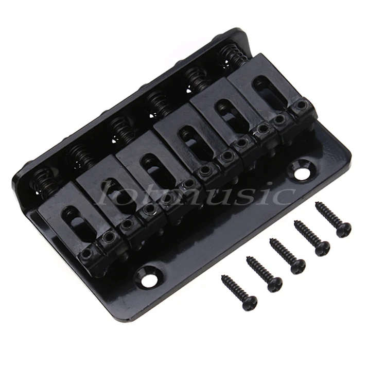 Fixed Bridge Guitar Tailpiece 6 String for Electric Guitar Parts Accessories Black Chrome Hardtail Bridge
Fixed Bridge Guitar Tailpiece 6 String for Electric Guitar Parts Accessories Black Chrome Hardtail Bridge