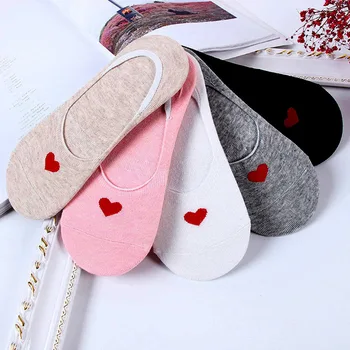 Hot Women Boat Socks Invisible Cotton Socks Summer Nonslip Loafer Liner Low Cut Cartoon Cute heart Lady Necessity for Female
Hot Women Boat Socks Invisible Cotton Socks Summer Nonslip Loafer Liner Low Cut Cartoon Cute heart Lady Necessity for Female