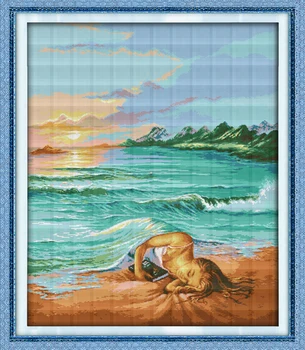 Daughter of Sea People Needlework Cross-stitch Kits,Cross Stitch Set,Embroidery,Printed Counted Cross-Stitching,DIY Handmade
Daughter of Sea People Needlework Cross-stitch Kits,Cross Stitch Set,Embroidery,Printed Counted Cross-Stitching,DIY Handmade