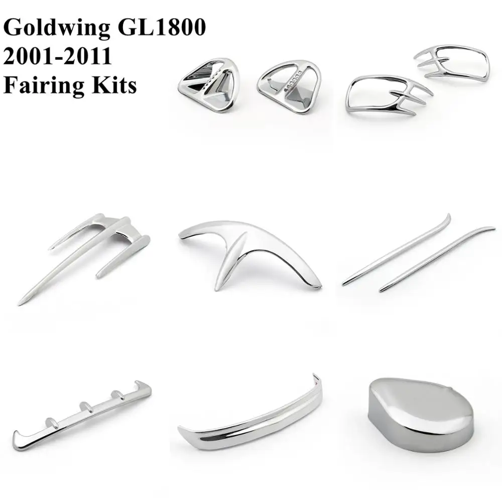 Artudatech Goldwing Chrome Fairing Kit For Honda GL1800 2001-2011 Mirror Back Accent Fender Tip Accessories
Artudatech Goldwing Chrome Fairing Kit For Honda GL1800 2001-2011 Mirror Back Accent Fender Tip Accessories