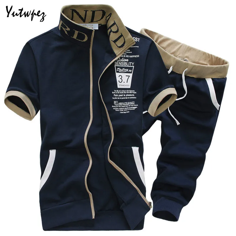 Tracksuits Mens Set Short Sleeve 2019 Letter Printed Summer Sportswear Men Shorts Set Sweatshirt+Pants Sporting Suit Sweatsuit
Tracksuits Mens Set Short Sleeve 2019 Letter Printed Summer Sportswear Men Shorts Set Sweatshirt+Pants Sporting Suit Sweatsuit