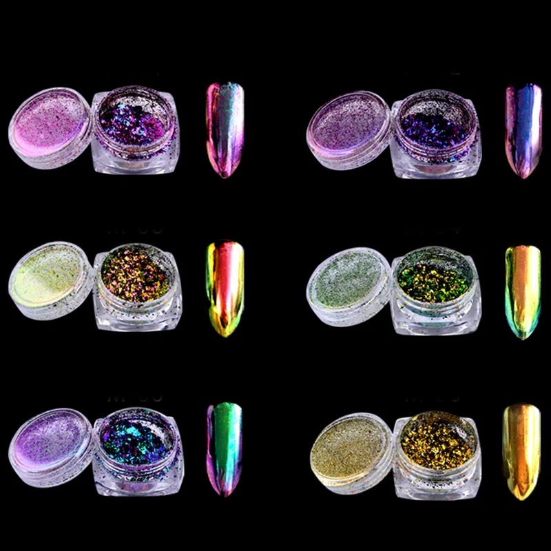 12 Boxs Magic Effect Chameleon Flakes Multi Chrome Nail Powder Dust Glitter Sequins Nail Art Gel Nail Polish Manicure 0.2g/box
12 Boxs Magic Effect Chameleon Flakes Multi Chrome Nail Powder Dust Glitter Sequins Nail Art Gel Nail Polish Manicure 0.2g/box