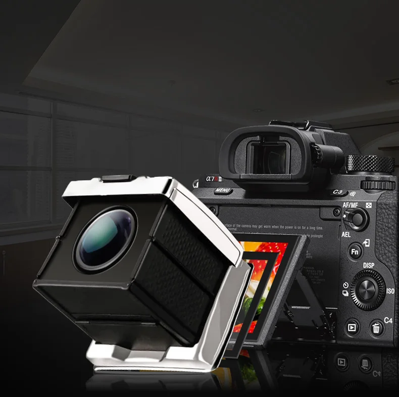 GGS золото Сталь видоискатель SLR Карманный окуляр для Canon Nikon Sony камера пленка