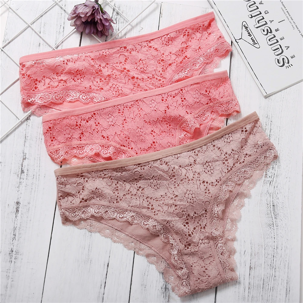 Sexy Panties 3pcs/set Women Briefs Panties Lace Thongs Underwear Ladies Hollow Out Underpants Imitation Lingerie
Sexy Panties 3pcs/set Women Briefs Panties Lace Thongs Underwear Ladies Hollow Out Underpants Imitation Lingerie