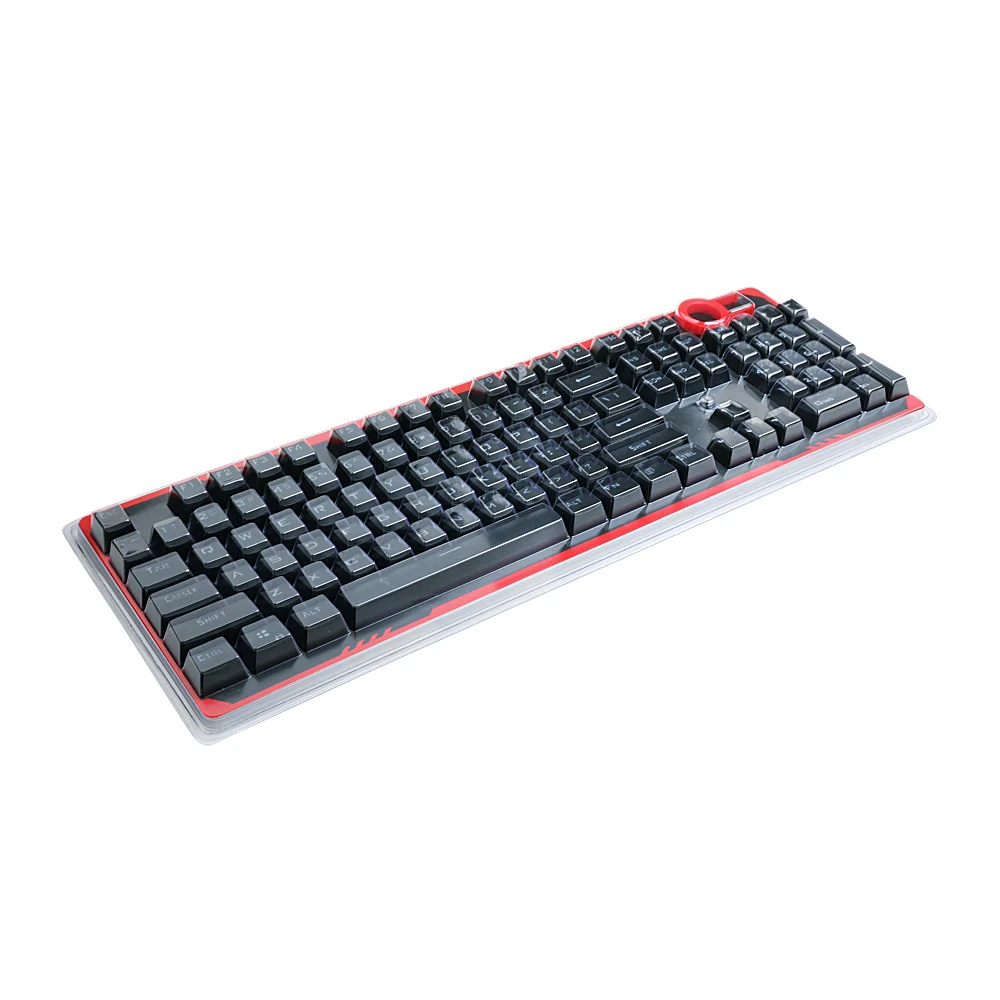 Redragon DoubleShot Injection Mechanical Keyboard Keycaps With Key Puller 81/87k104 keys ABS Material Keycap Set A101 Black
Redragon DoubleShot Injection Mechanical Keyboard Keycaps With Key Puller 81/87k104 keys ABS Material Keycap Set A101 Black