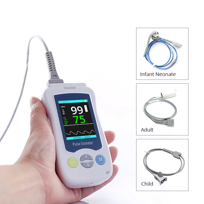 BOXYM Medical 2.4inch Handheld Fingertip Pulse Oximeter blood oxygen Heart Rate Monitor Adult Children Infant Oximetror De Dedo
BOXYM Medical 2.4inch Handheld Fingertip Pulse Oximeter blood oxygen Heart Rate Monitor Adult Children Infant Oximetror De Dedo