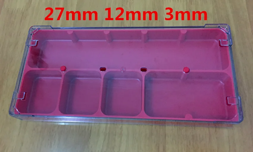 Accessories box 5 separate plastic storage box for watch tools have different colors
Accessories box 5 separate plastic storage box for watch tools have different colors