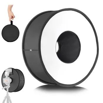 Wrumava Round Softbox 18'' / 45cm Collapsible Magnetic Softbox Macro Ring Speedlight Diffuser for Microspur Portrait Photography
Wrumava Round Softbox 18'' / 45cm Collapsible Magnetic Softbox Macro Ring Speedlight Diffuser for Microspur Portrait Photography