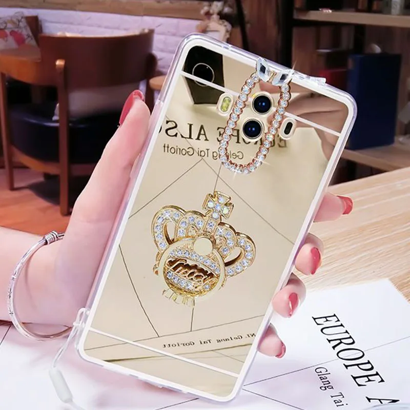 Luxury Mirror Rhinestone Case For Meizu MX6 M6 A5 Cases For Meilan Note 5 Meilan Note 6 Pro Phone Cover Bling Ring Stand Holder
Luxury Mirror Rhinestone Case For Meizu MX6 M6 A5 Cases For Meilan Note 5 Meilan Note 6 Pro Phone Cover Bling Ring Stand Holder