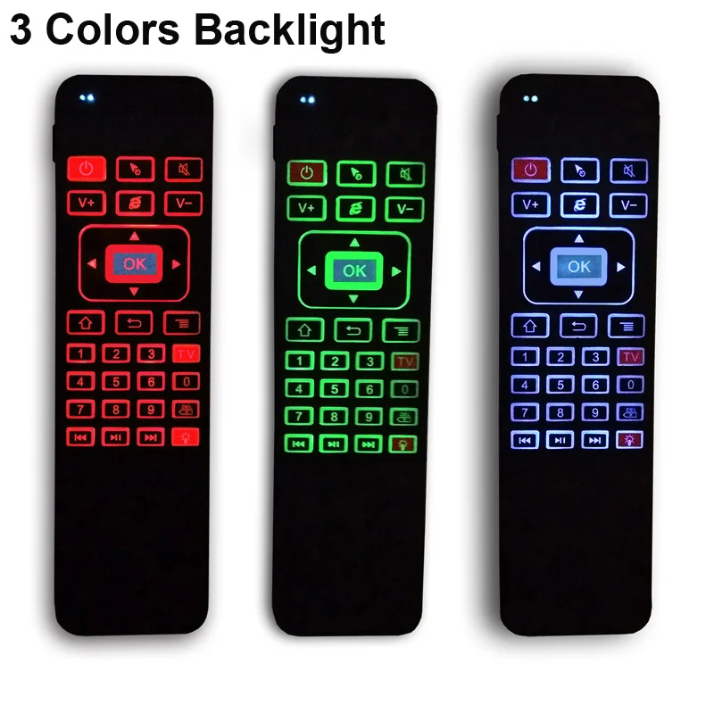 Wireless Fly Air Mouse P3 3 colors backlight rechargeable Lithium battery 2.4G Wireless Keyboard Remote for PC android TV box
Wireless Fly Air Mouse P3 3 colors backlight rechargeable Lithium battery 2.4G Wireless Keyboard Remote for PC android TV box