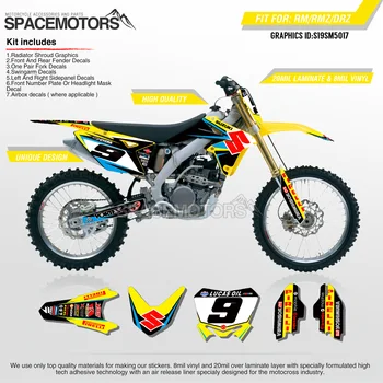MotoSpace Team Graphics Backgrounds Decals 3M Custom Stickers For SUZUKI RMZ250 04-18 RMZ450 08-17 RM125/250 03-08 017
MotoSpace Team Graphics Backgrounds Decals 3M Custom Stickers For SUZUKI RMZ250 04-18 RMZ450 08-17 RM125/250 03-08 017