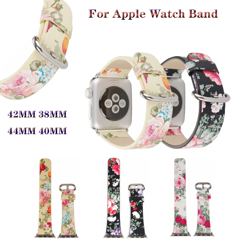 Chinese Ink Painted style floral print Bracelet Strap for Apple Watchband 4 44/40/42/38mm Leather band for iWatch Series 4 3 2 1
Chinese Ink Painted style floral print Bracelet Strap for Apple Watchband 4 44/40/42/38mm Leather band for iWatch Series 4 3 2 1