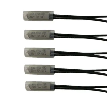 KSD9700 Thermostat 85C 10A 250V Temperature Thermal Control Switch Normally Close NC 50-150 Celsius Degree
KSD9700 Thermostat 85C 10A 250V Temperature Thermal Control Switch Normally Close NC 50-150 Celsius Degree