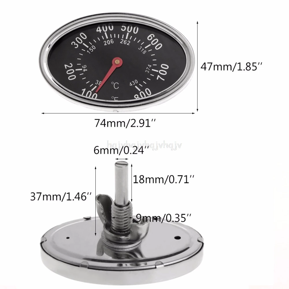 100-800F Oval BBQ Smoker Grill Thermometer Dial Temperature Gauge Replacement S13 dropship
100-800F Oval BBQ Smoker Grill Thermometer Dial Temperature Gauge Replacement S13 dropship