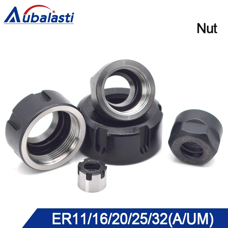 CNC Router Engraving Nuts ER11 ER16 ER20A ER25UM ER32UM CNC Router Engraving ER20 High Precision Machine Nut ER Collet Accessory