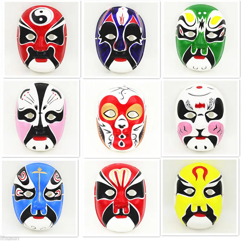 Wholesale 10pcs Chinese Quintessence Beijing Opera Makeup Mask Props&Decorative Arts
Wholesale 10pcs Chinese Quintessence Beijing Opera Makeup Mask Props&Decorative Arts