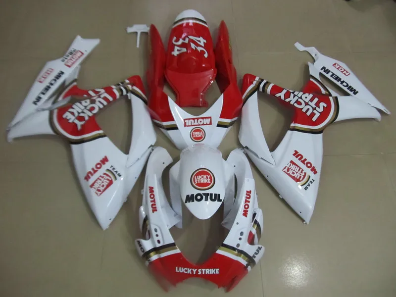 Набор обтекателей для литья под давлением GSXR600 750 K6 06 07 GSXR 600 GSXR750 2006 2007 ABS красные