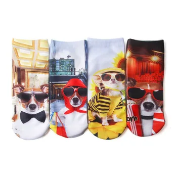 Women Cotton Animal Socks Cute Pug Dog 3D Printed Ankle Socks Gift 1 Pairs Multiple Colors
Women Cotton Animal Socks Cute Pug Dog 3D Printed Ankle Socks Gift 1 Pairs Multiple Colors