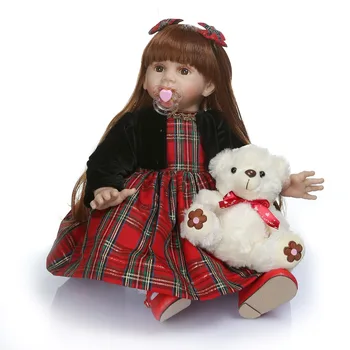 60cm Reborn Silicone Girl lol toys Reborn Dolls Toys new face bonecas doll vinyl newborn princess toddler play house brinquedos
60cm Reborn Silicone Girl lol toys Reborn Dolls Toys new face bonecas doll vinyl newborn princess toddler play house brinquedos