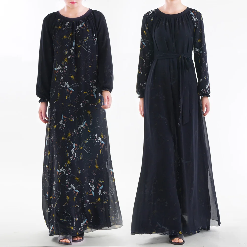 Double Sided Wear Ayaba Fashion Vintage Chiffon Printed Muslim Dress Maxi Hijab Muslim Dress Turkish Indian Islamic Clothing
Double Sided Wear Ayaba Fashion Vintage Chiffon Printed Muslim Dress Maxi Hijab Muslim Dress Turkish Indian Islamic Clothing