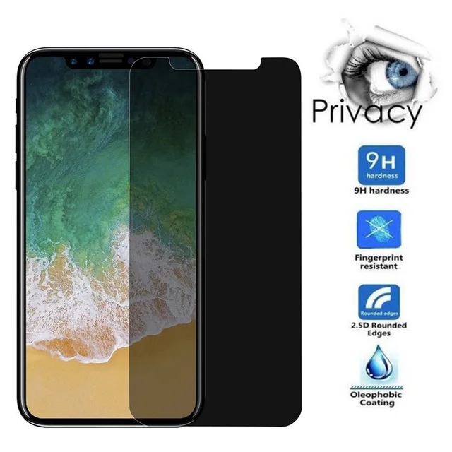 Privacy Filter Tempered Glass Full Coverage Film AntiSpy Shield Screen Protector for iPhone XR XS MAX 5.8'' 6.1'' 6.5"
Privacy Filter Tempered Glass Full Coverage Film AntiSpy Shield Screen Protector for iPhone XR XS MAX 5.8'' 6.1'' 6.5"