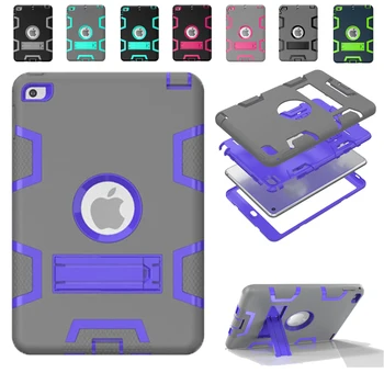 For Apple iPad mini4 7.9 Case Hybrid Three Layer Heavy Duty Armor Silicone Case for iPad mini4 Tablet PC Stand Cover
For Apple iPad mini4 7.9 Case Hybrid Three Layer Heavy Duty Armor Silicone Case for iPad mini4 Tablet PC Stand Cover