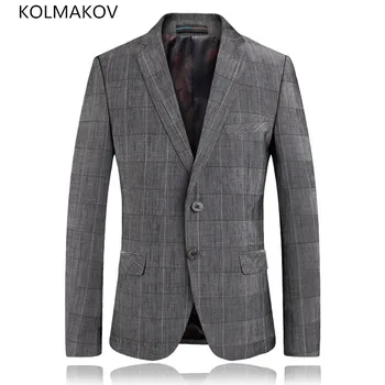 KOLMAKOV 2019 Brand Luxury Grid Gray Blazers Slim Fit Casual Formal Homme Spring Autumn Plaid Office Outwear Masculino Dresses
KOLMAKOV 2019 Brand Luxury Grid Gray Blazers Slim Fit Casual Formal Homme Spring Autumn Plaid Office Outwear Masculino Dresses