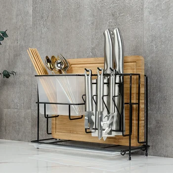 Stainless Steel Knife Holder Kitchen Vegetable Plate Holder Chopping Board Holder Vegetable Knife Holder Tool Holder Shelf Recei
Stainless Steel Knife Holder Kitchen Vegetable Plate Holder Chopping Board Holder Vegetable Knife Holder Tool Holder Shelf Recei