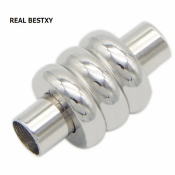 REAL BESTXY 10pcs/lot Stainless Steel Magnetic Clasps With Safe Snap Lock Fit Leather Cord Bracelet Connectors For Jewelry 
REAL BESTXY 10pcs/lot Stainless Steel Magnetic Clasps With Safe Snap Lock Fit Leather Cord Bracelet Connectors For Jewelry