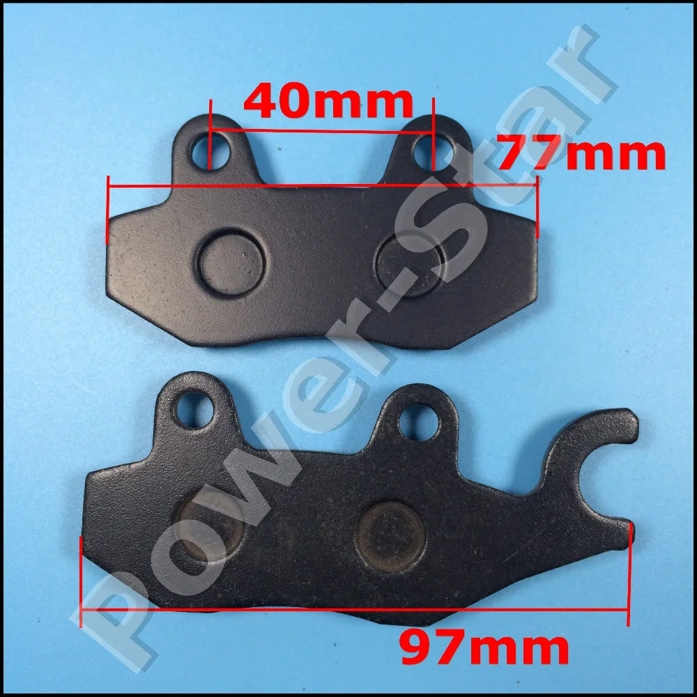 Правая боковая Тормозная дисковые подушки для 50cc 70cc 90cc 110cc 125cc ATV Quad Pit Dirt Bikes