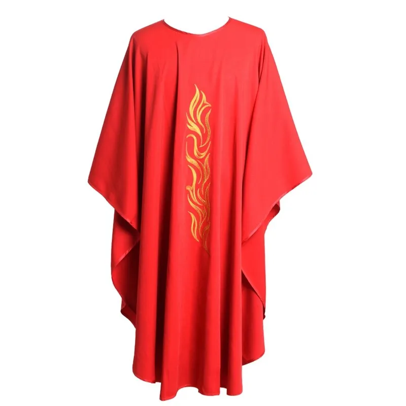 Red Catholic Church Chasuble Priest Vestments Robe Clegy Apparel Red Catholic Church Chasuble Priest Vestments Robe Clegy Apparel