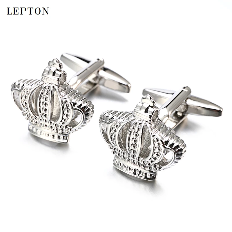 Hot Sale Real Tie Clip Classic Crown Cufflinks Lepton Brand Metal Cuff links For Mens Shirt Cuff Cufflink Relojes gemelos
Hot Sale Real Tie Clip Classic Crown Cufflinks Lepton Brand Metal Cuff links For Mens Shirt Cuff Cufflink Relojes gemelos