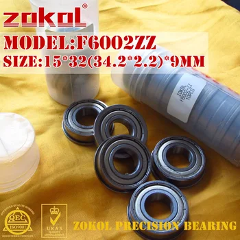 ZOKOL F6002 ZZ bearing F6002ZZ Flange bearing F6002-ZZ Deep Groove ball bearing 15*32(34.2*2.2)*9mm
ZOKOL F6002 ZZ bearing F6002ZZ Flange bearing F6002-ZZ Deep Groove ball bearing 15*32(34.2*2.2)*9mm
