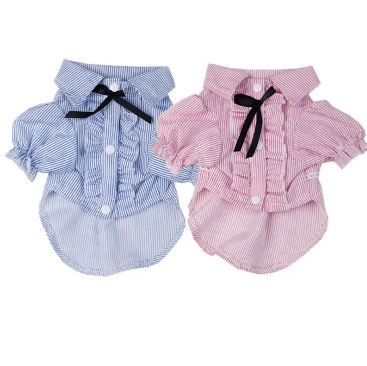 Pet Dog Clothes Summer Dresses Spring and Summer Pink Color Fashion Striped Printing Tutu Princess Dresses Small Cat
Pet Dog Clothes Summer Dresses Spring and Summer Pink Color Fashion Striped Printing Tutu Princess Dresses Small Cat
