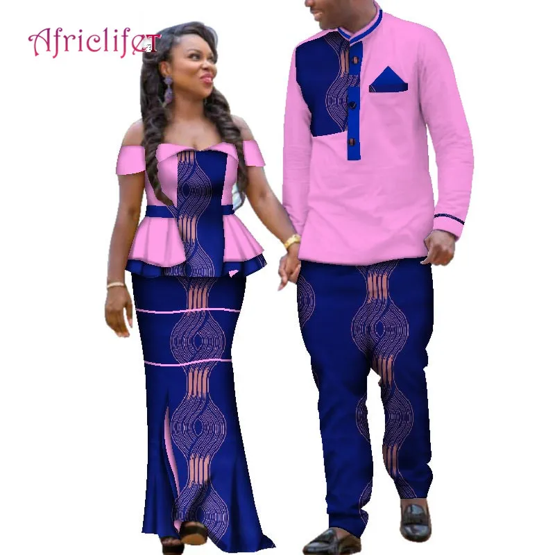 Bottom Price African Clothing for Men and Women African Bazin Riche Fashion Design Couple Wear African Clothes Plus Size Suits
Bottom Price African Clothing for Men and Women African Bazin Riche Fashion Design Couple Wear African Clothes Plus Size Suits
