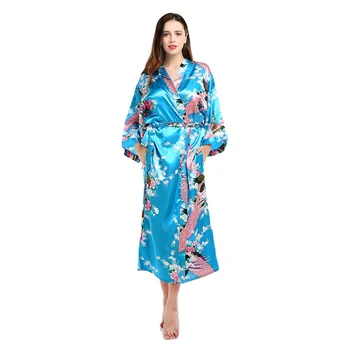 Women Sexy Long Silk Kimono Dressing Gown Bath Babydoll Lingerie Belt Bath Robe Nightdress lady nightgown Vestido de noche
Women Sexy Long Silk Kimono Dressing Gown Bath Babydoll Lingerie Belt Bath Robe Nightdress lady nightgown Vestido de noche